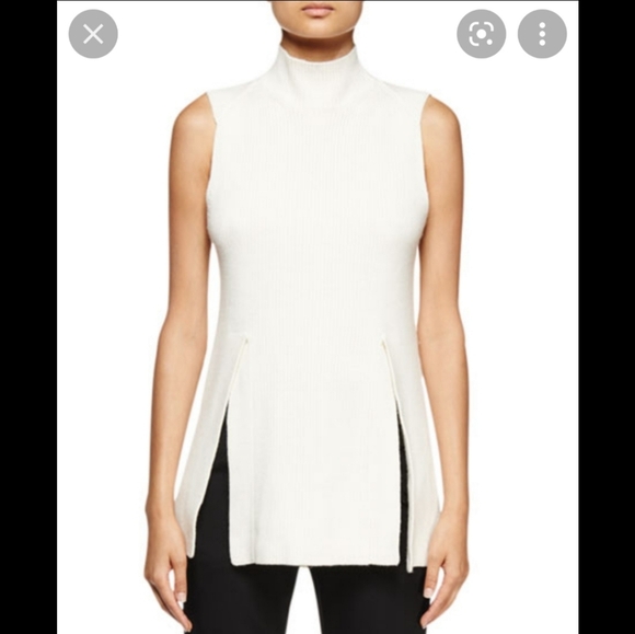 Proenza Schouler Wool Cashmere Sleeveless Cardigan - Picture 1 of 9